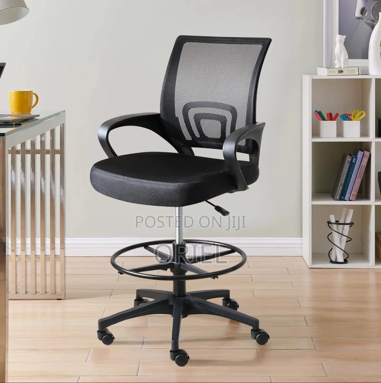 Office Chair : Adjustable Height Office Counter Chair