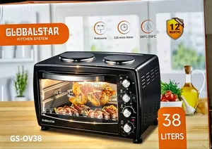 38 Litres Globalstar Oven With Rotisserie and Double Hot Plate