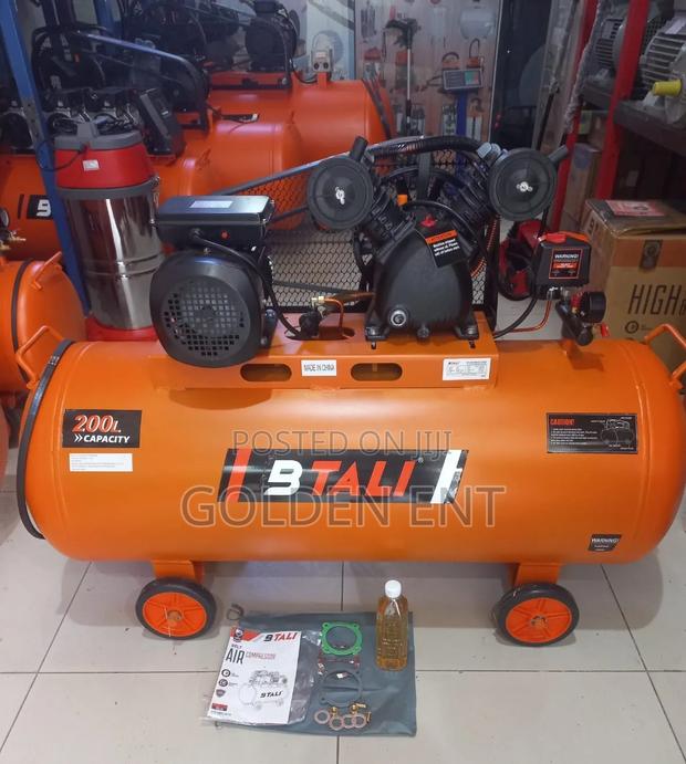 Btali Belt Driven Compressor/Btali 200l 2piston Compressor