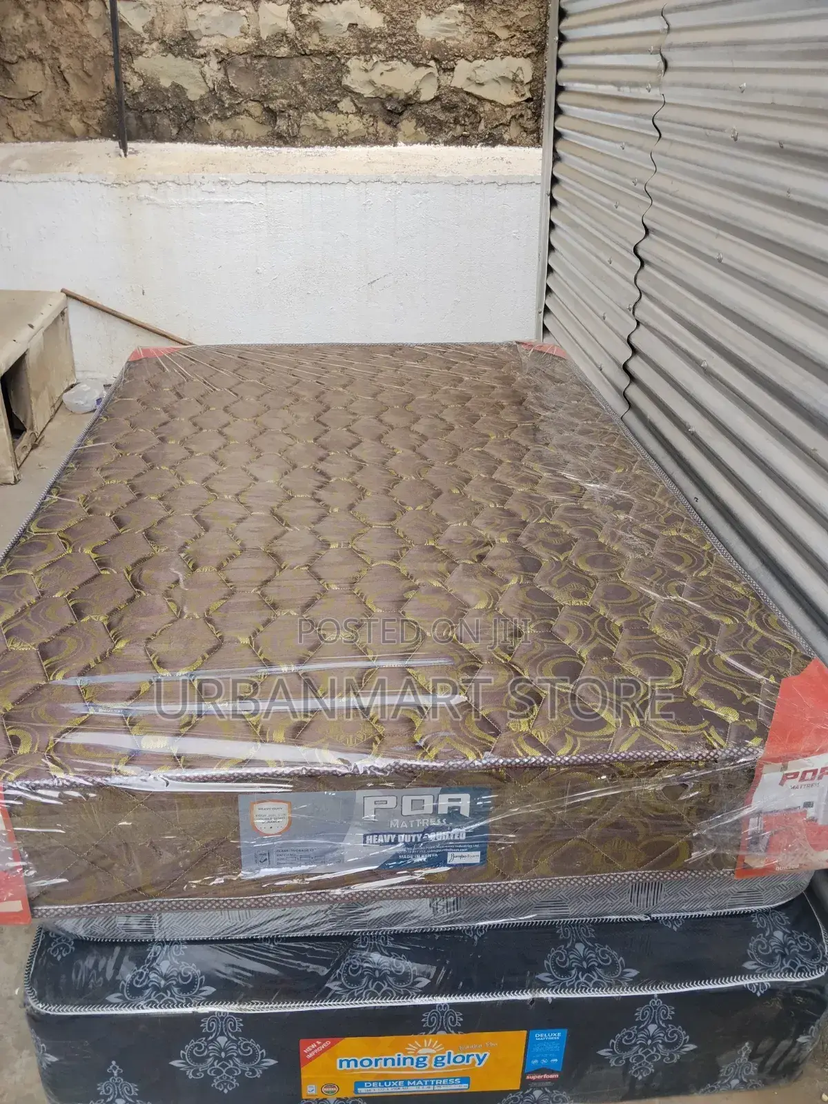 Jumbo Poa Foam Mattress 4 by 6, 8 Inch High Density Quilted