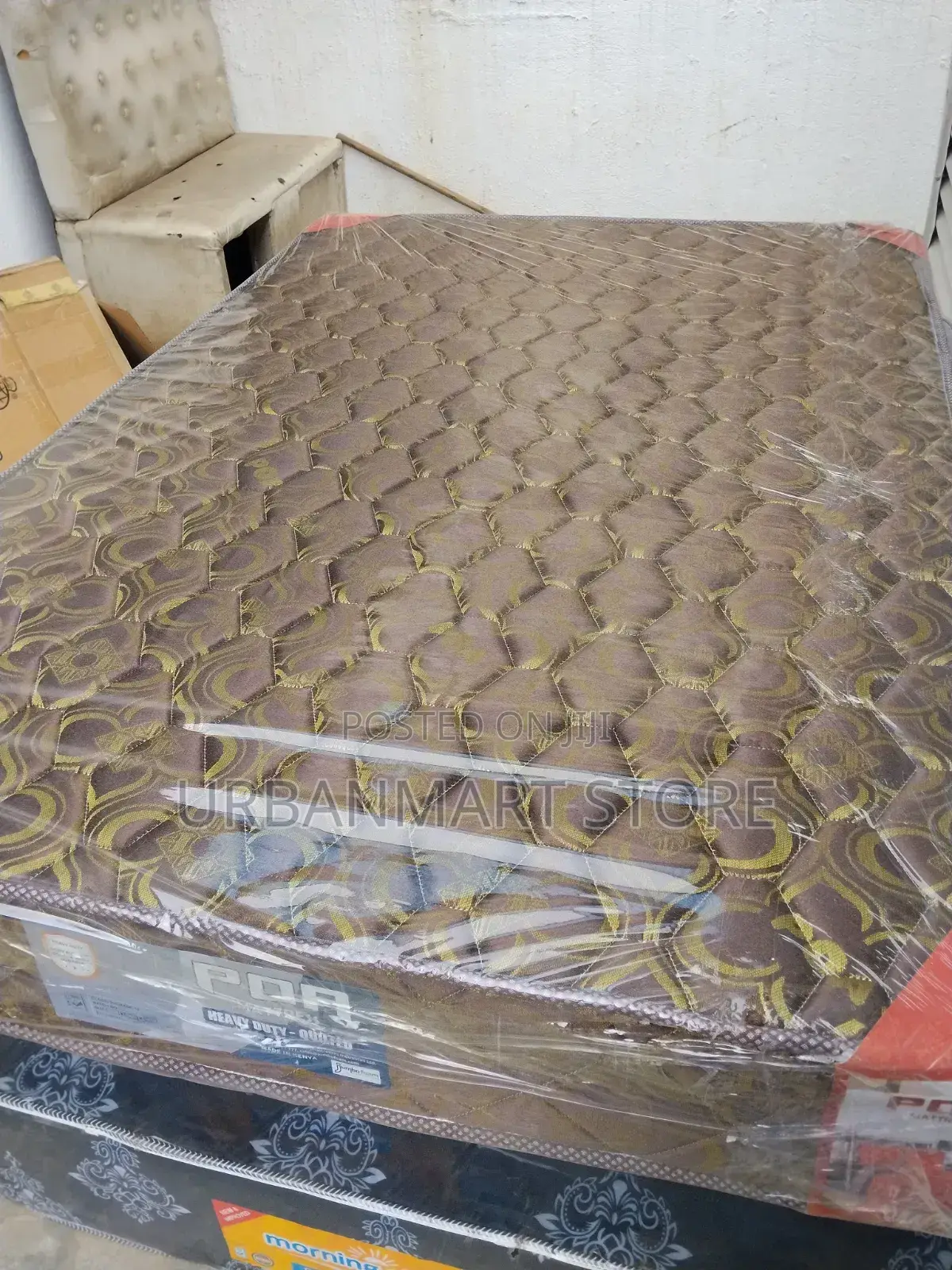 Jumbo Poa Foam Mattress 4 by 6, 8 Inch High Density Quilted