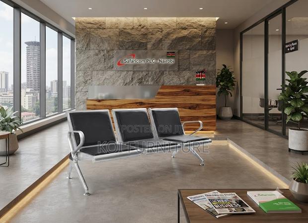 Office Bench; Three Seater Heavy Duty Waiting Bench. - thumbnail 2