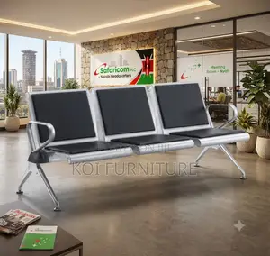 Office Bench; Three Seater Heavy Duty Waiting Bench.