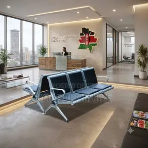 Office Bench; Three Seater Heavy Duty Waiting Bench.