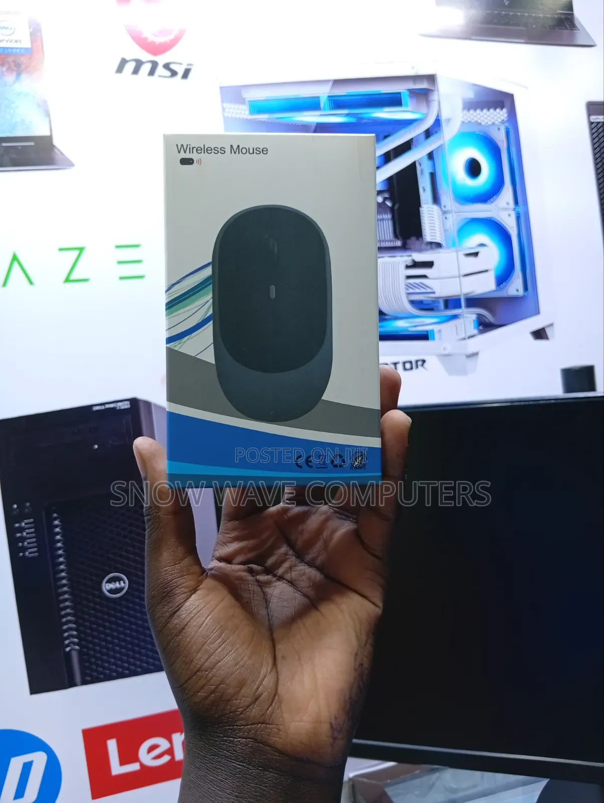 Wireless Cool Bluetooth Dual Optical Mouse