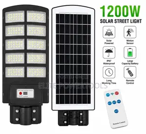 1200w All-in-one Solar Led Street Light With Remote Control Motio