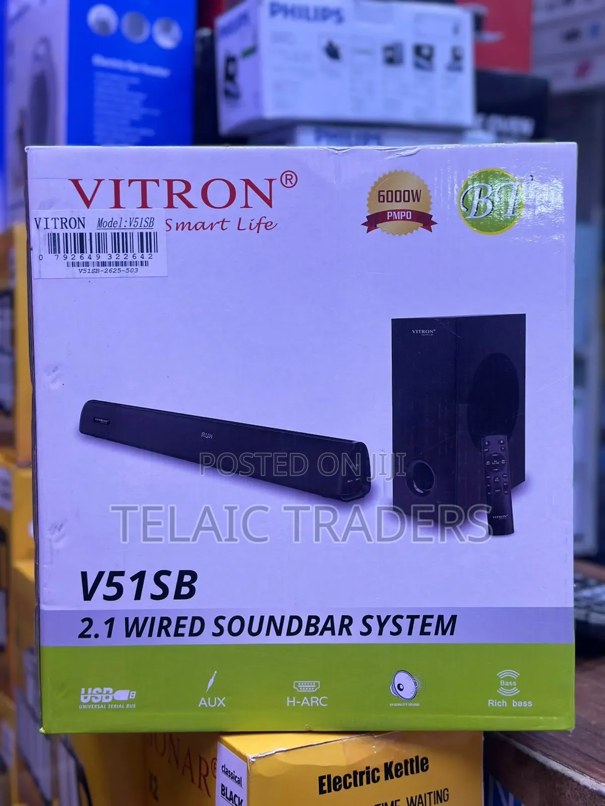 Vitron V51sb 2.1 Wired Soundbar System