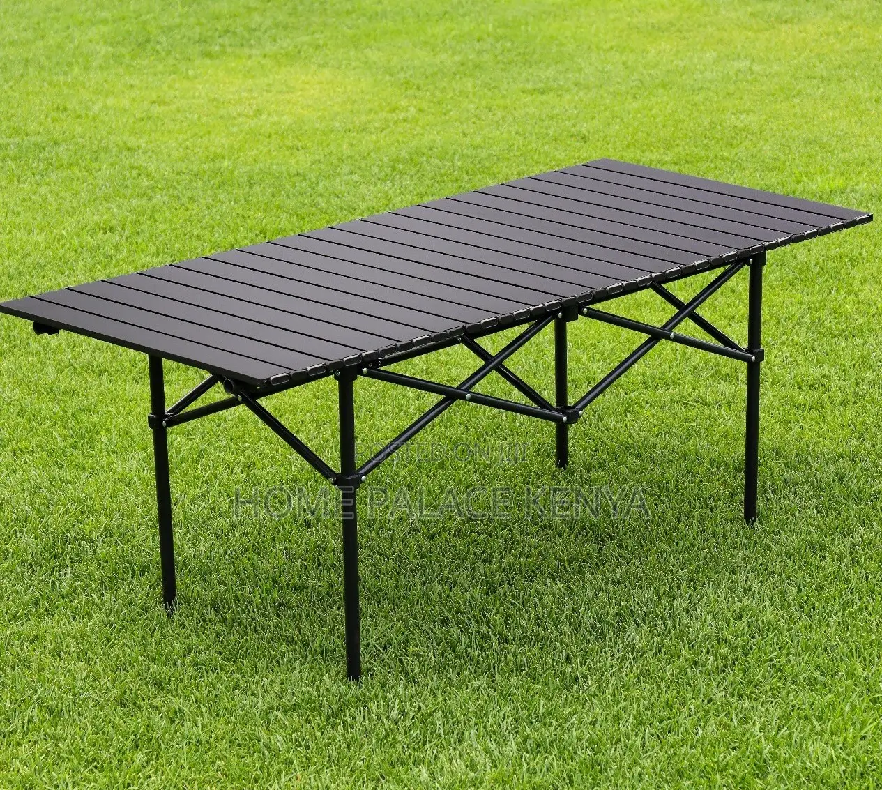 Outdoor Table: Egg Roll Carbon Steel Folding Table