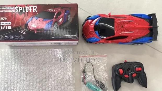 2-in-1 Spider Remote Control Robot Transformation Toy Car - thumbnail 2