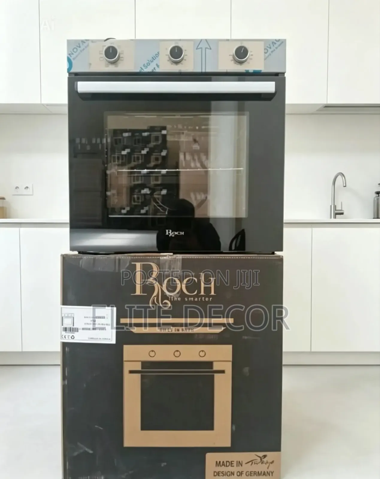 Roch Rbo-615x 60cm Built-in Oven – Turbo Fan, 8