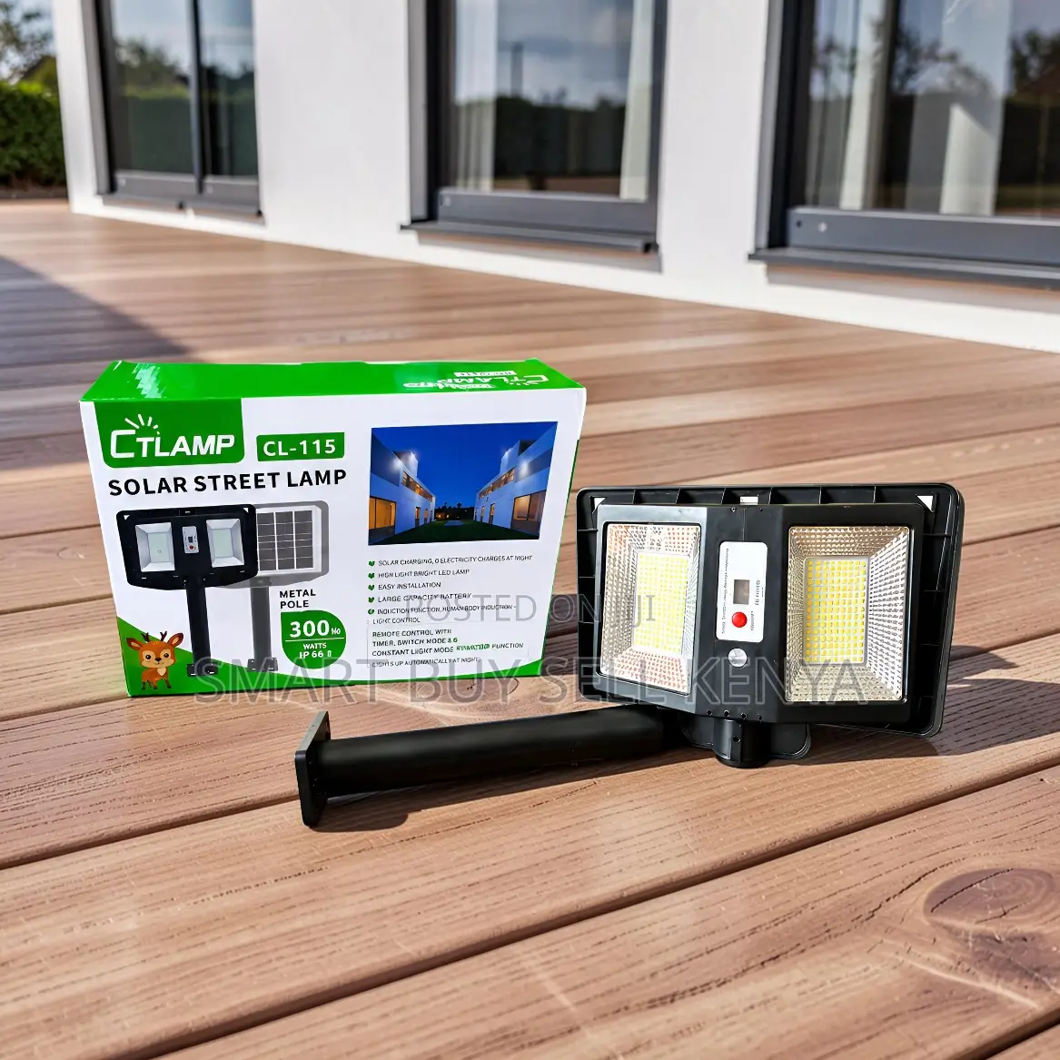 Ctlamp 300w Watts Durable Construction Led Solar Street Light