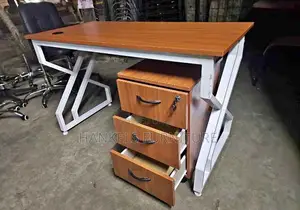 Heavy-Duty Metallic Study Desk