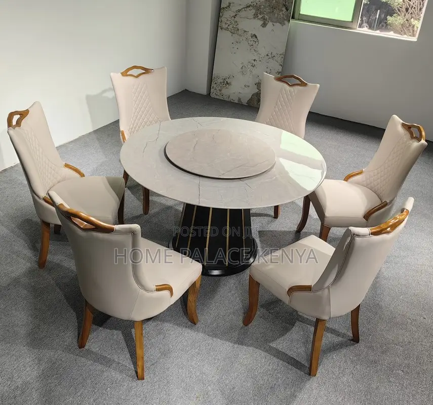 Dining Set: Italian 6 Seater Dining Room Set
