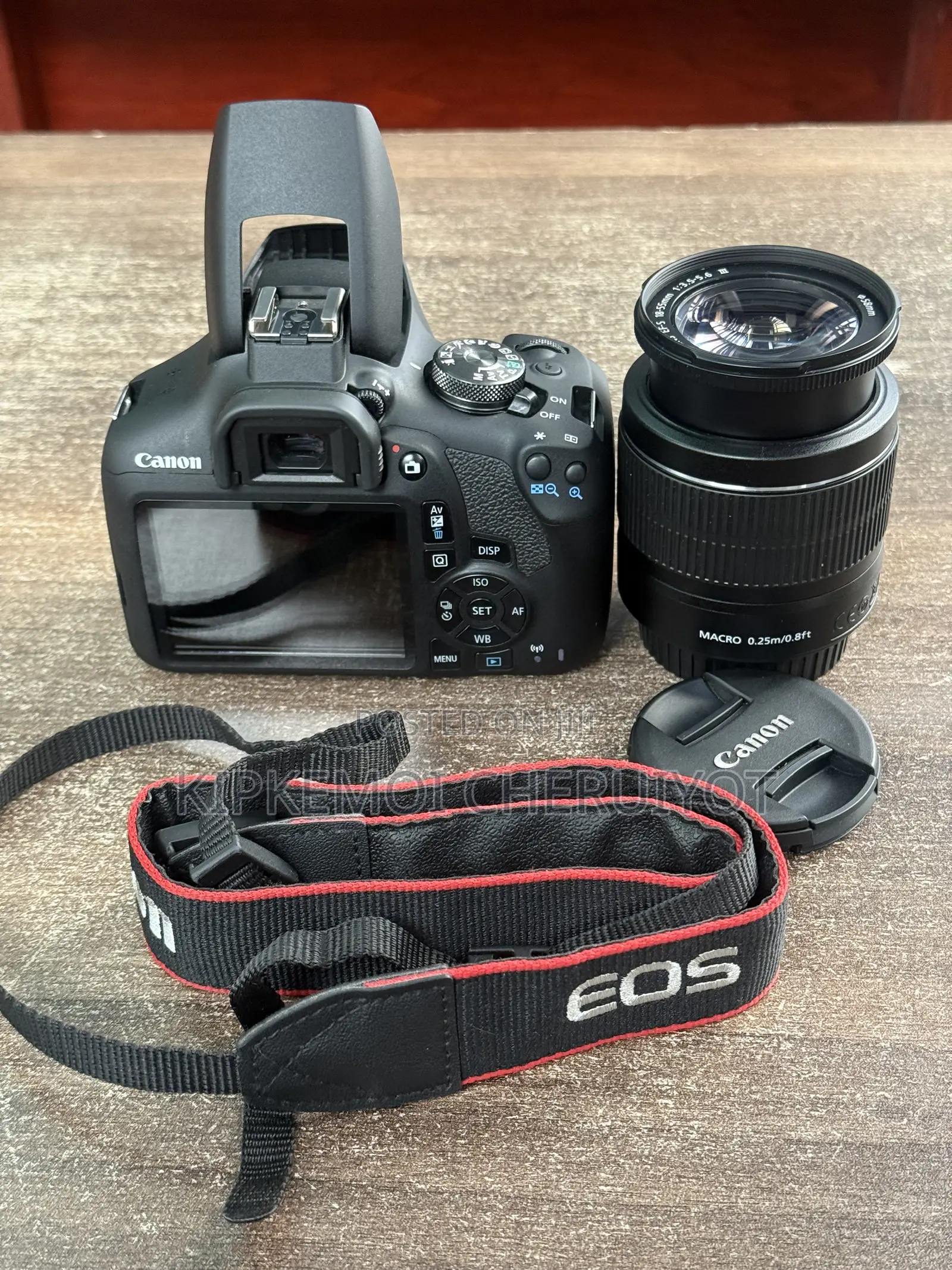 Canon Eos 2000d DSLR Camera With 18-55mm Lens