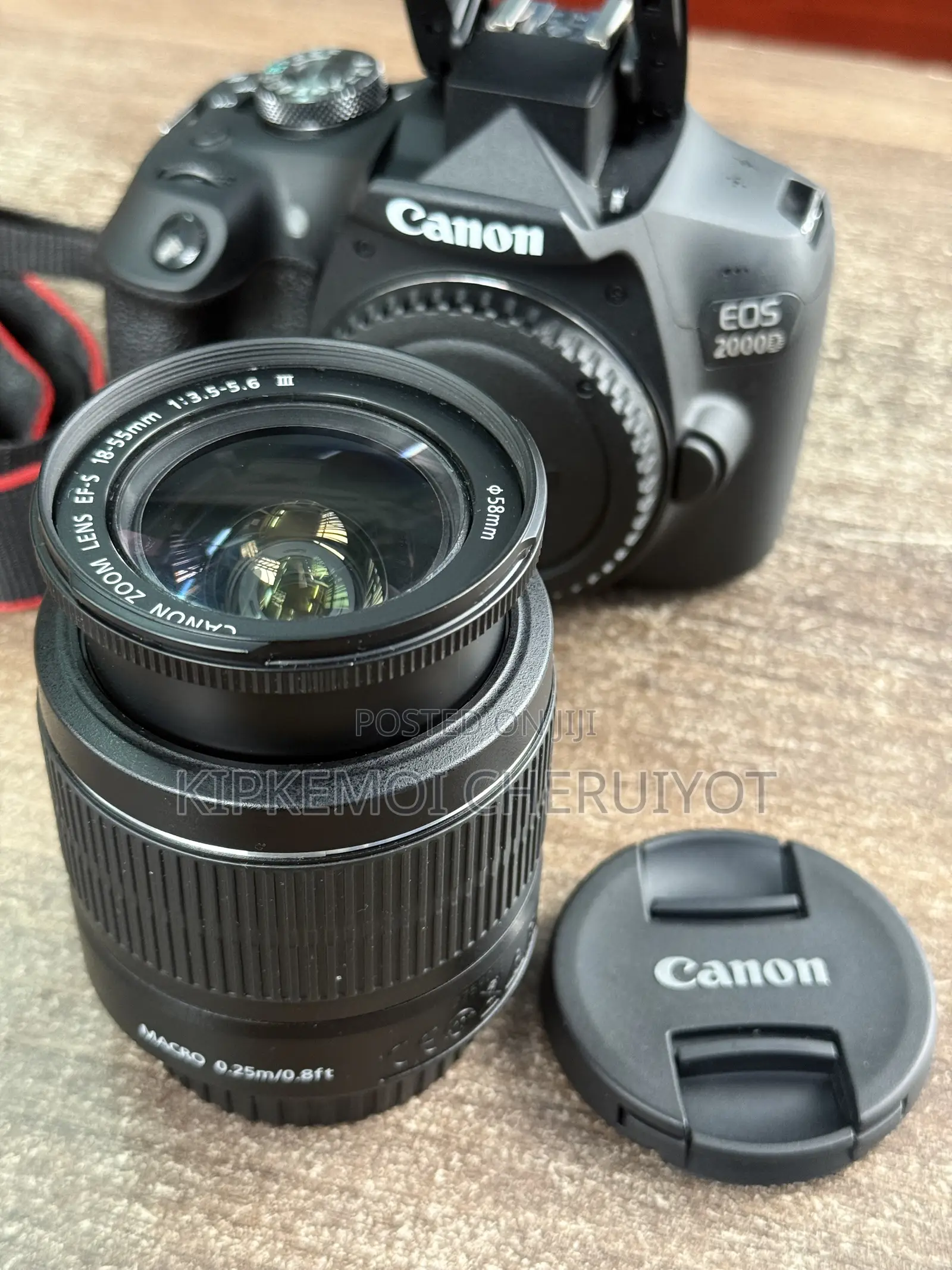 Canon Eos 2000d DSLR Camera With 18-55mm Lens