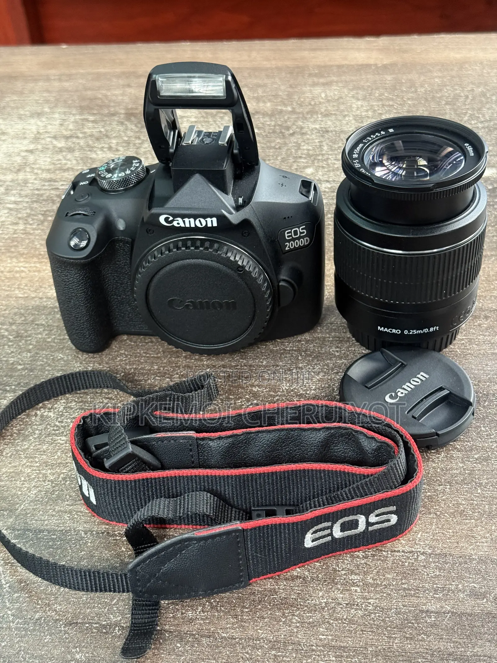 Canon Eos 2000d DSLR Camera With 18-55mm Lens