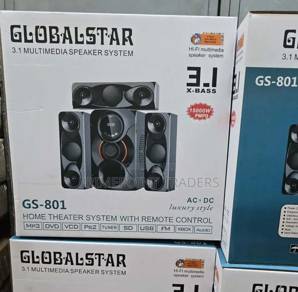 Globalstar 3.1ch Woofer System – Deep Bass, Clear Sound