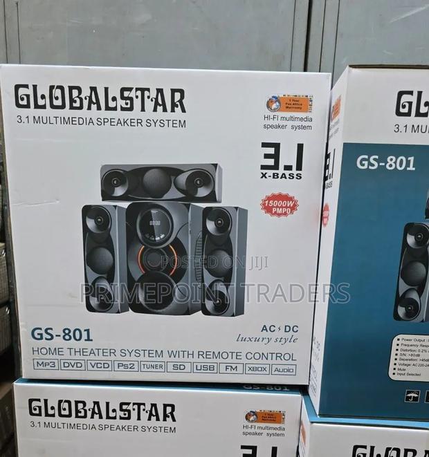 Globalstar 3.1ch Home Theater With Woofer Remote Control