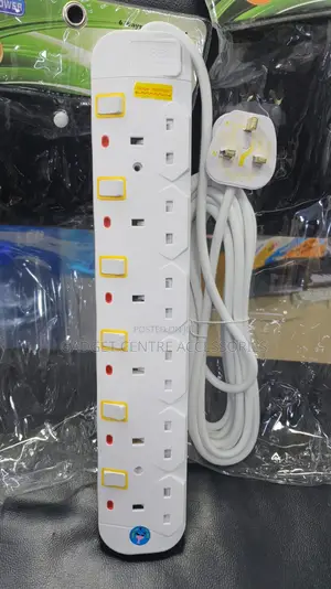JSB Extension 6 Ports With Surge Protector
