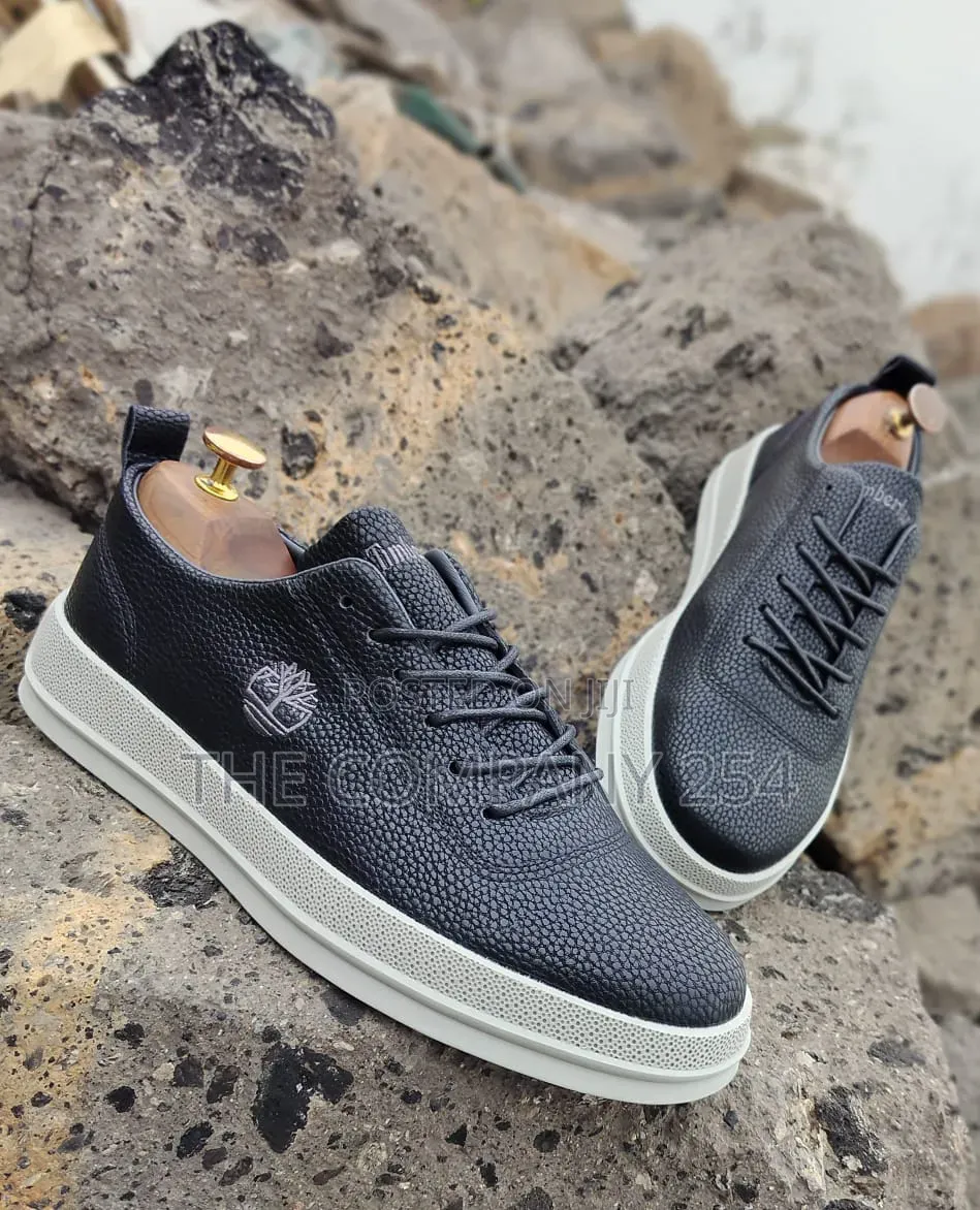 Quality Casual Timberland Slip on Laced Shoe's With Rubber Sole