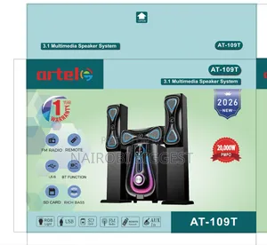 Artel at-109t Subwoofer Wooden Cabinet