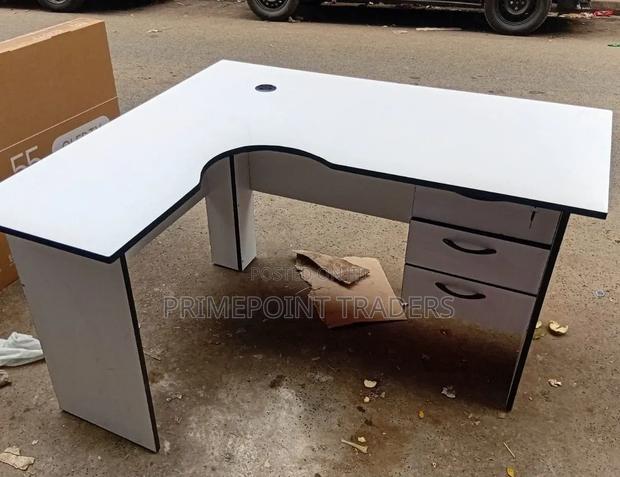 1.2m L-Shaped Office Study Desk – Space-Saving Workstation - thumbnail 2