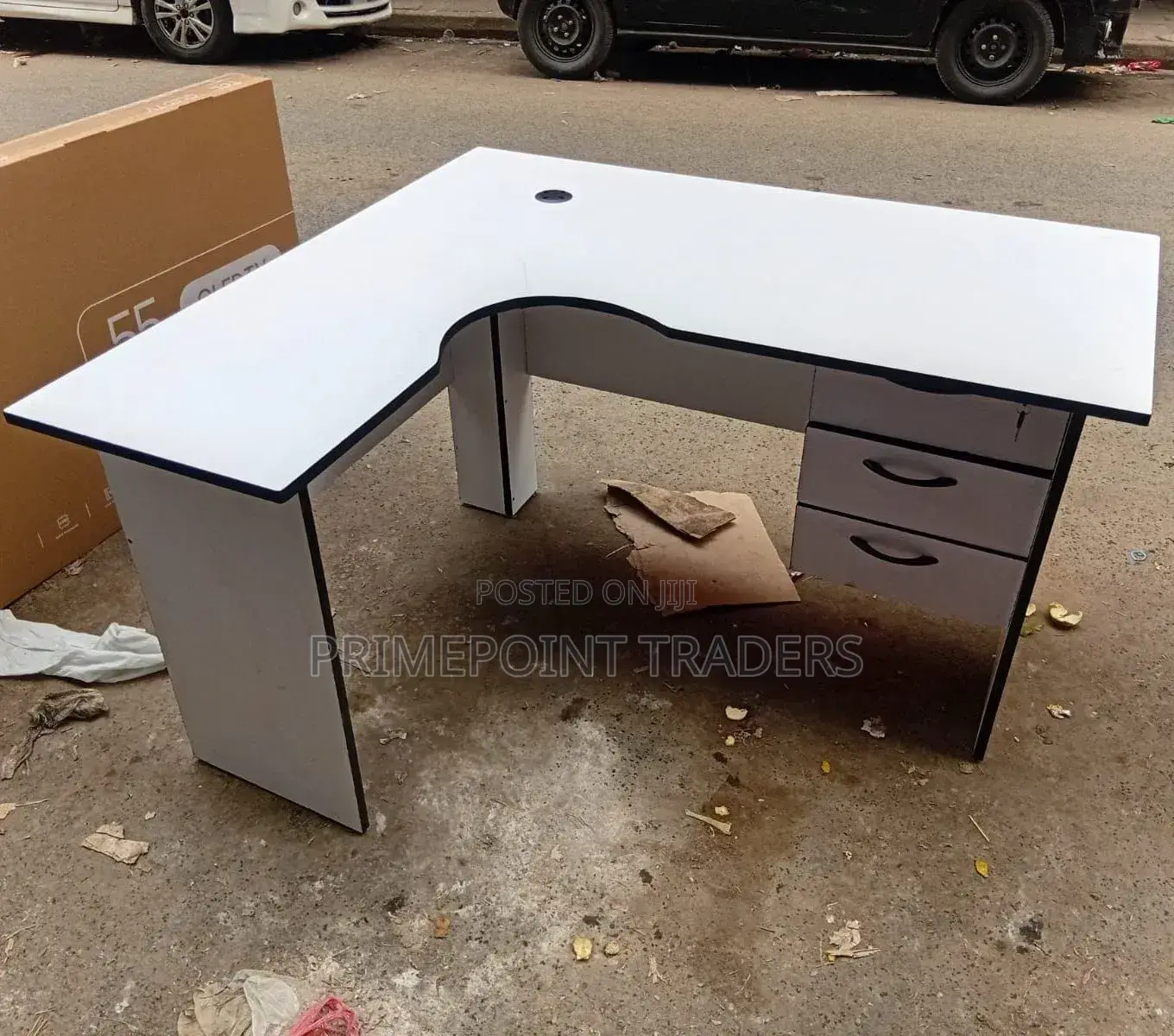 Compact 1.2m L-Shaped Study Table for Home Office