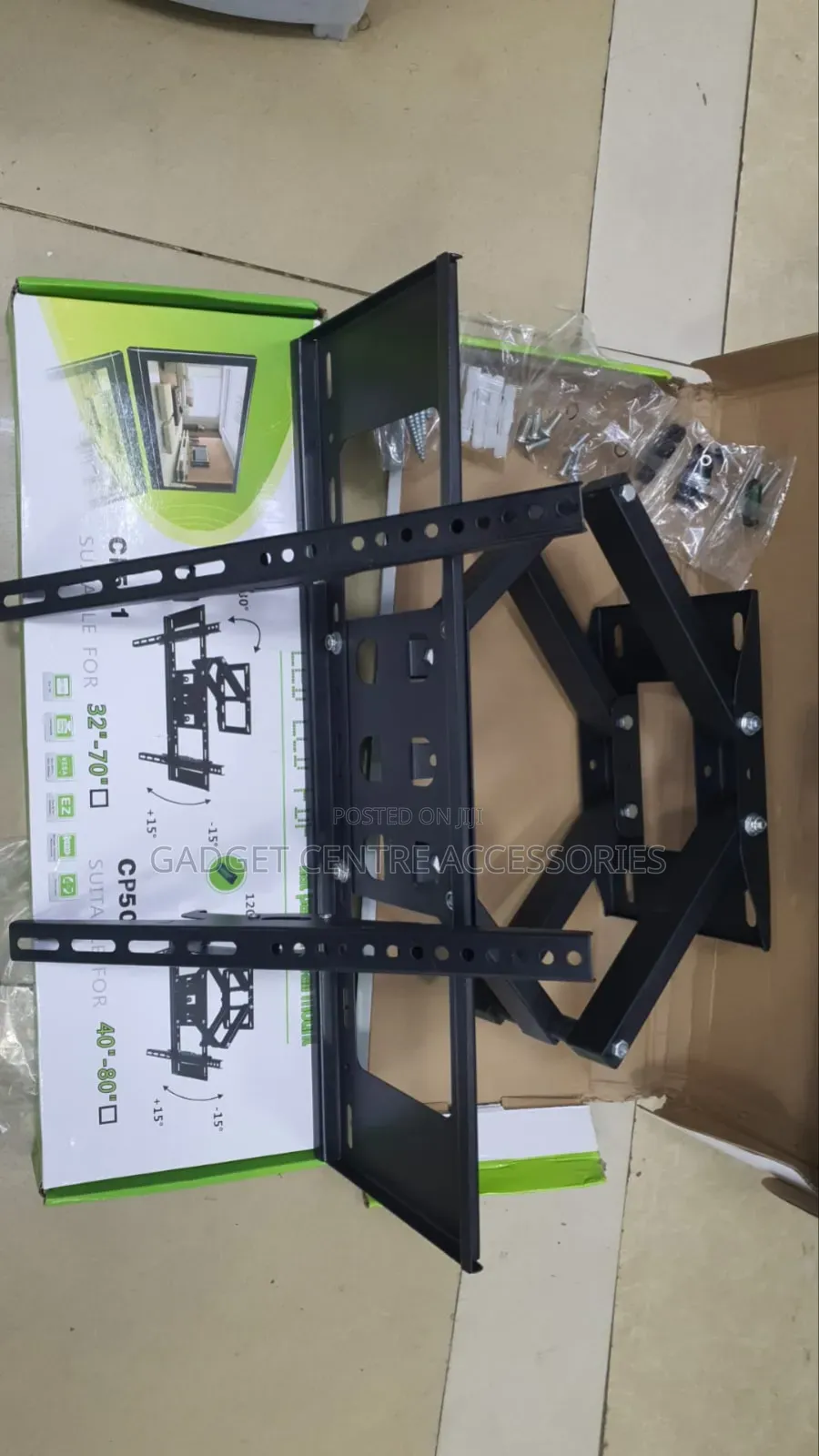 Cp502 Rotating Wall Brackets 40"-80" Double Arm