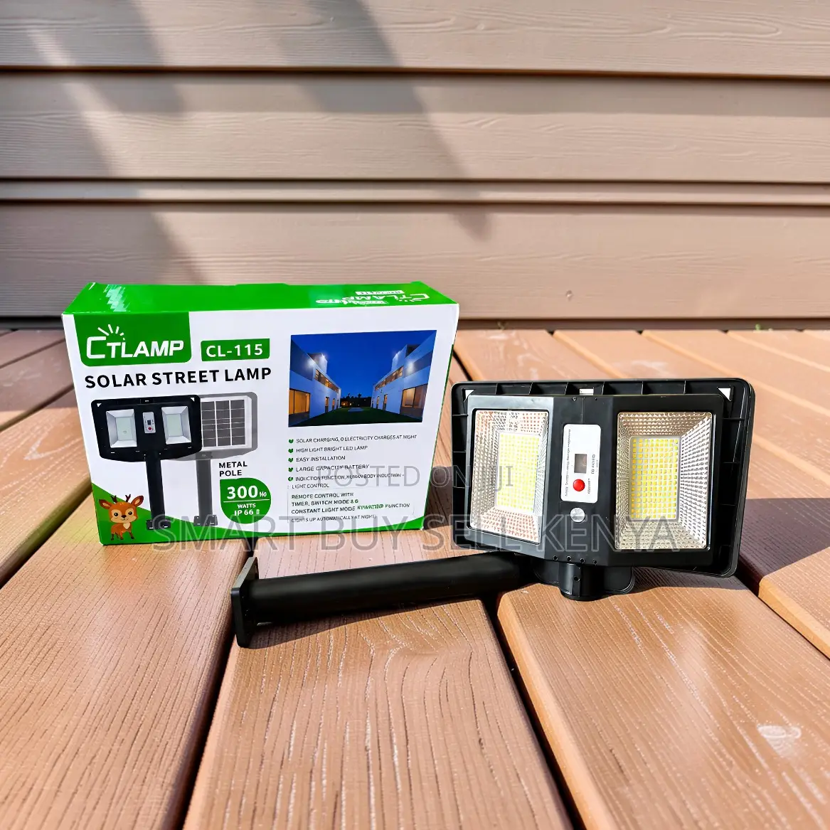 Ctlamp 300w Watts Long Lifespan Outdoor Security Solar Street Light