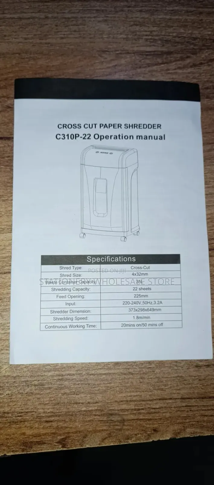 22- Sheet Paper Shredder