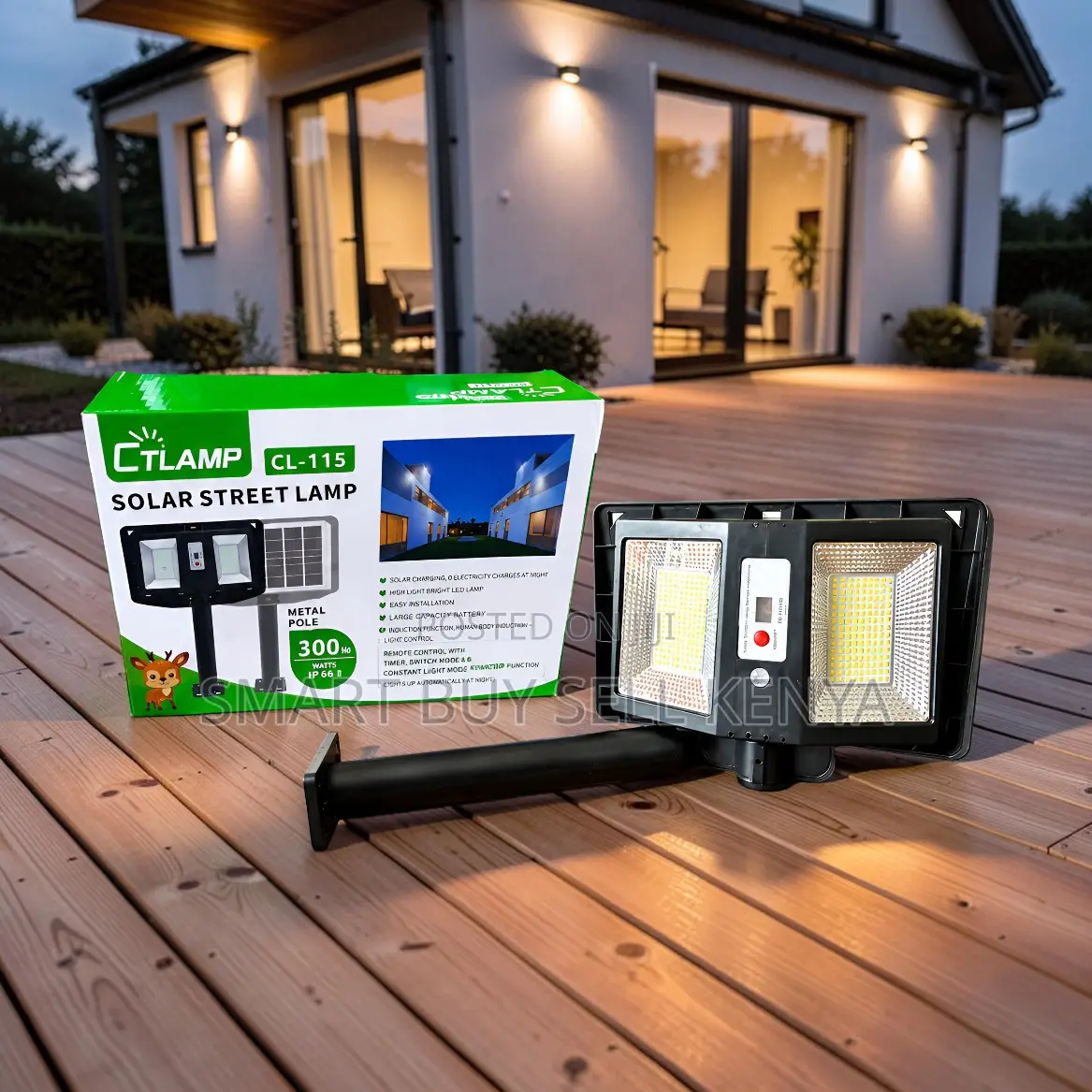 Ctlamp 300w Watts Eco Friendly Energy Saving Solar Street Light