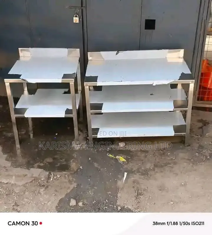 Commercial-Grade Stainless Steel Work Table