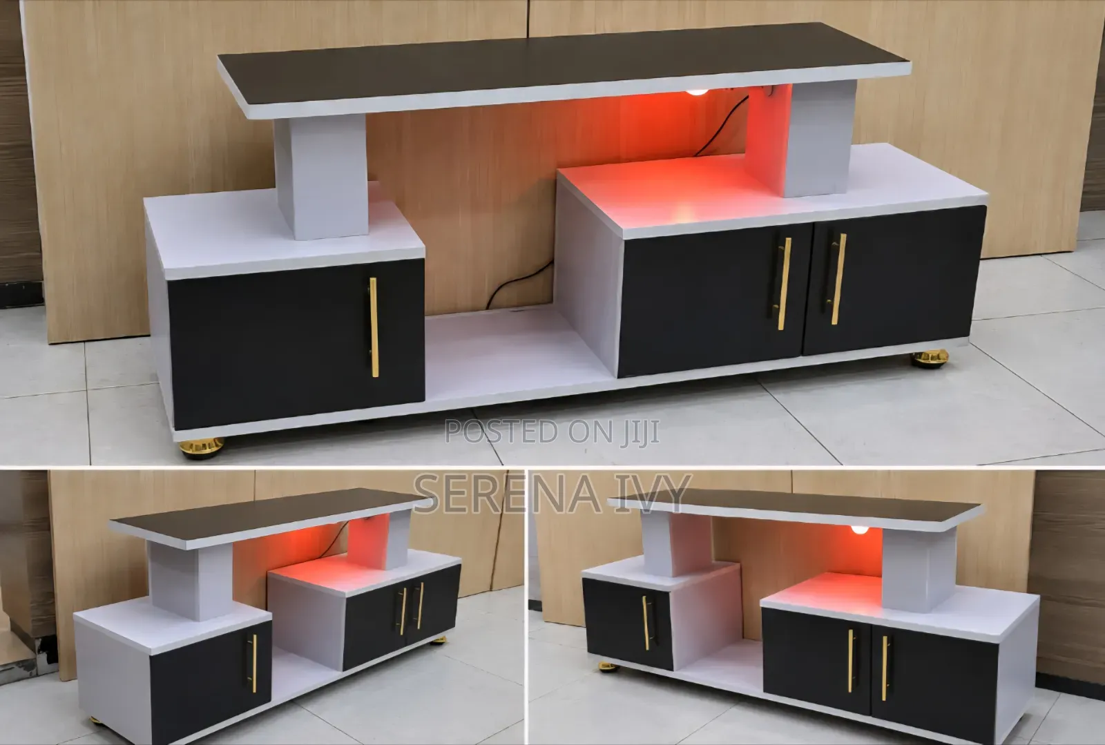Modern Tv Stand With Led Lights