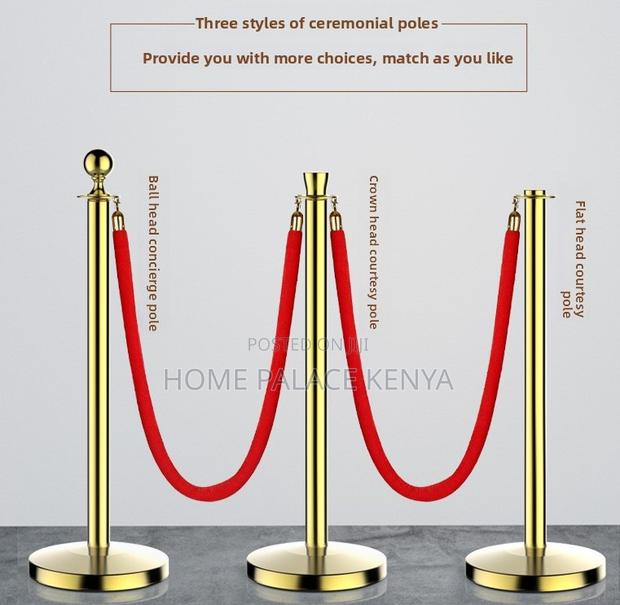 Stanchion Post: Crowd Control Decorative Rope Barrier - thumbnail 2