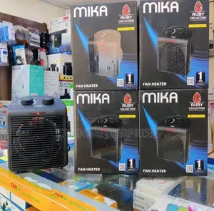 Mika Fan Heater, 1000w-2000w, Grey
Mh105g