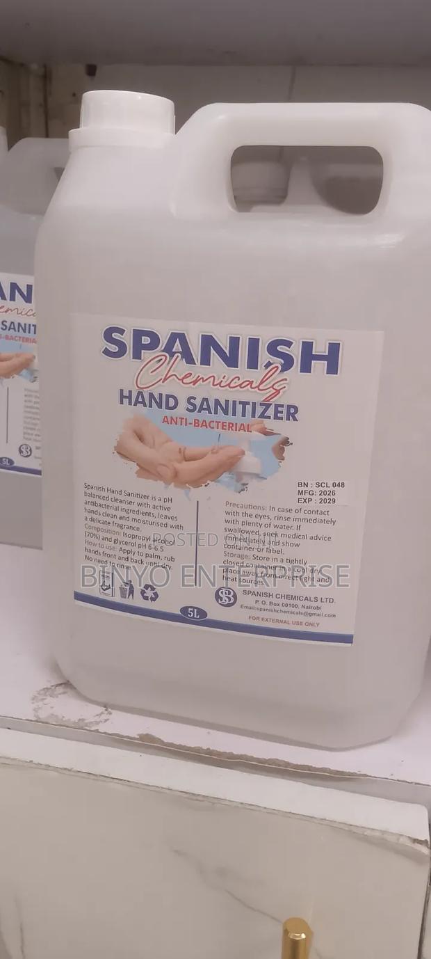 Gel Spanish Hand Sanitizer