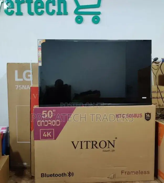 Vitron 50" Frameless Smart Tv-Brand New