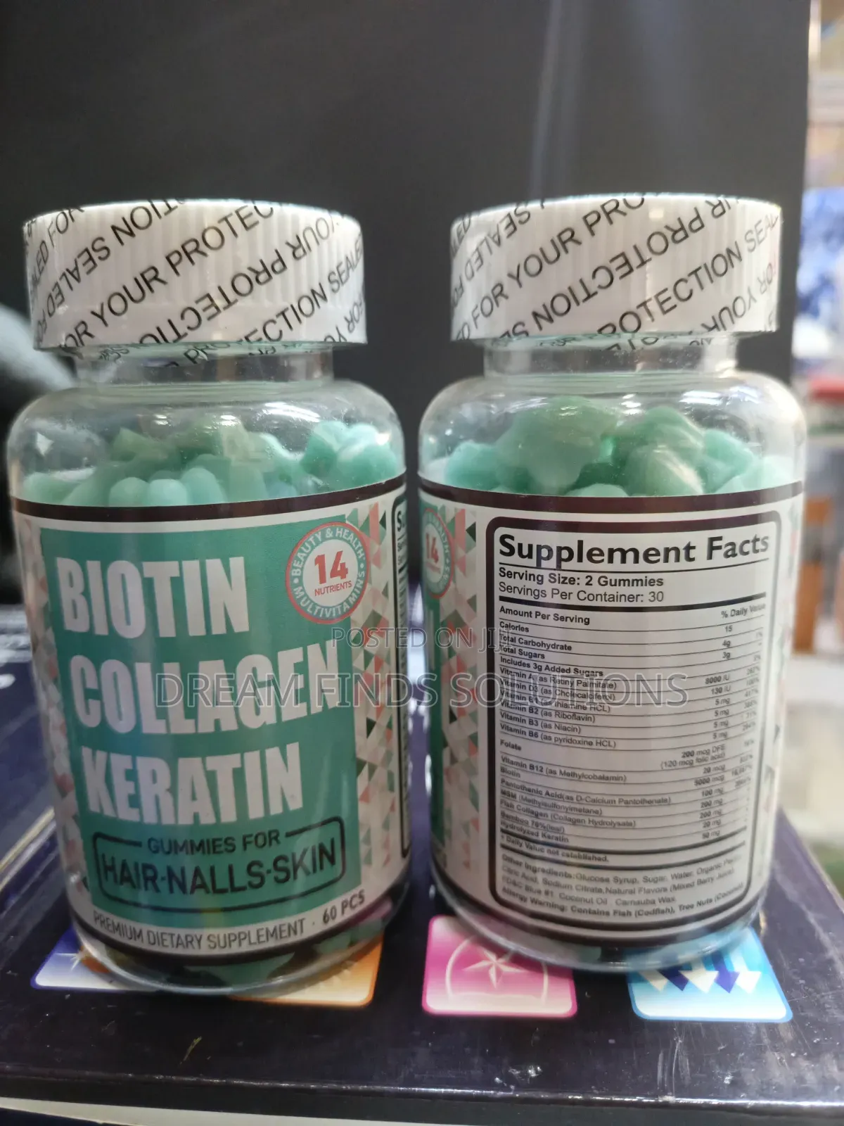 The Triple Threat Glow Biotin Collagen Gammies