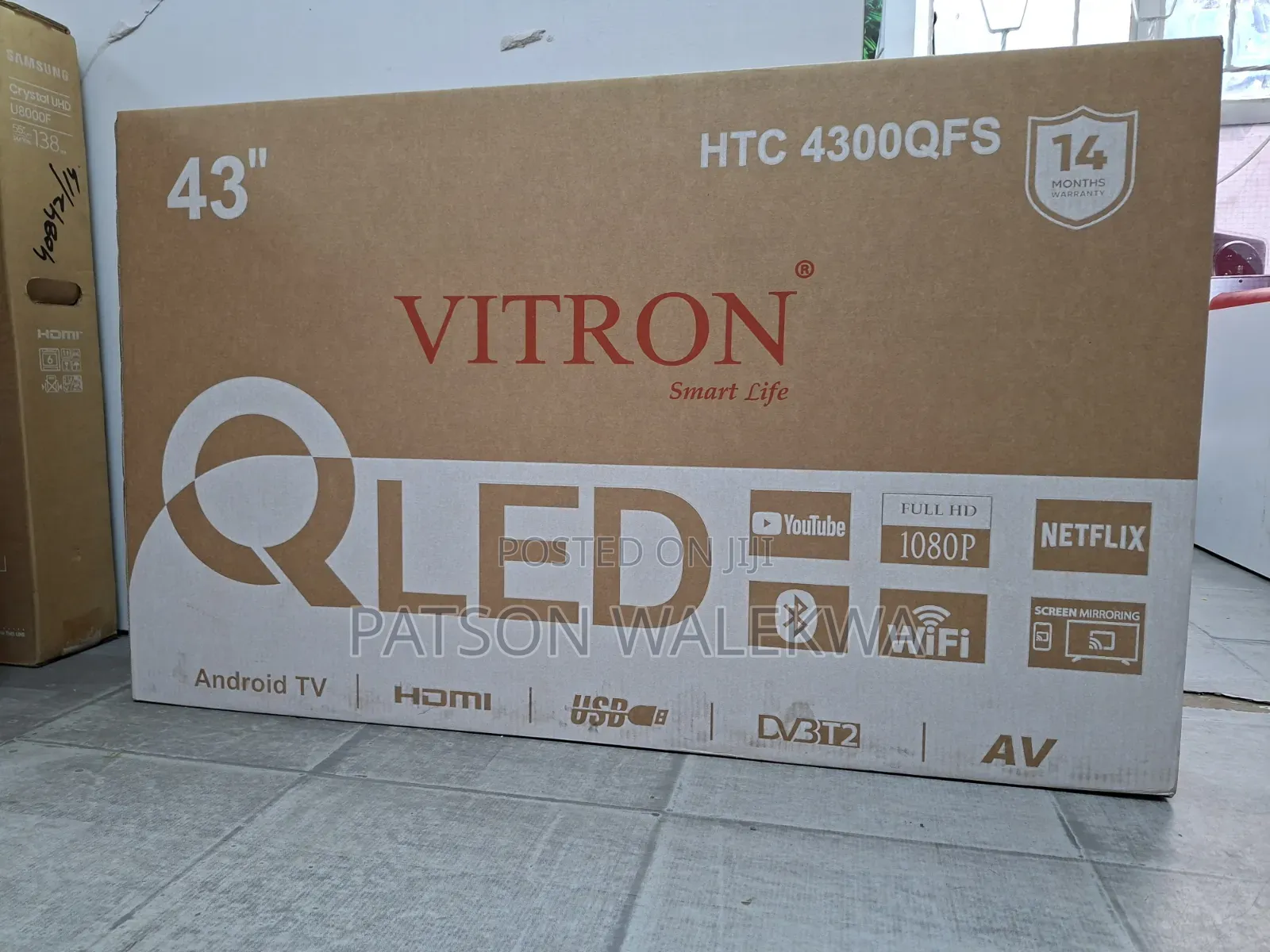 Vitron 43 Inch Qled Smart Tv 4300qfs Full Hd 1080p