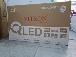 Vitron 43 Inch Qled Smart Tv 4300qfs Full Hd 1080p