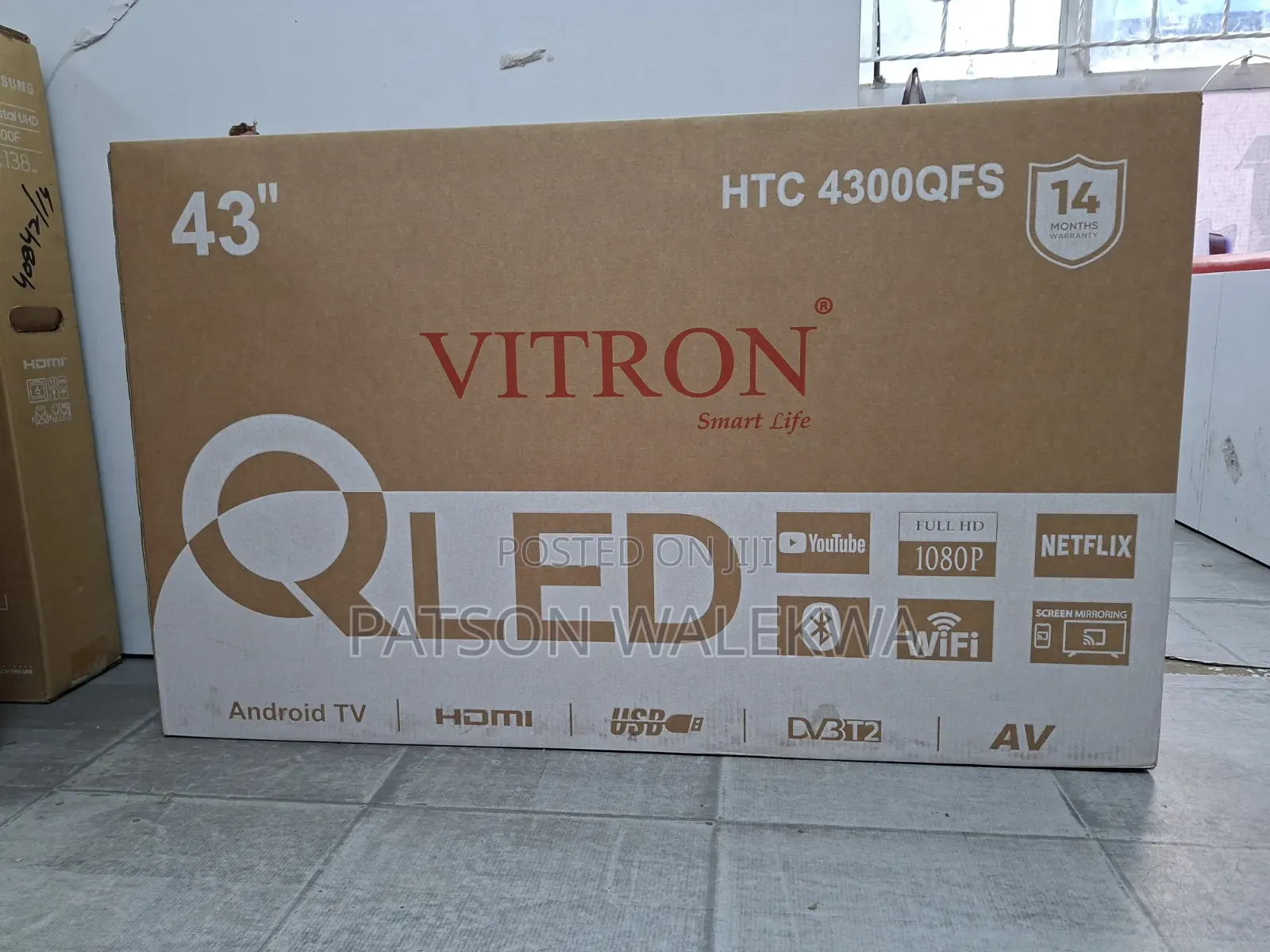 Vitron 43 Inch Qled Smart Tv 4300qfs Full Hd 1080p