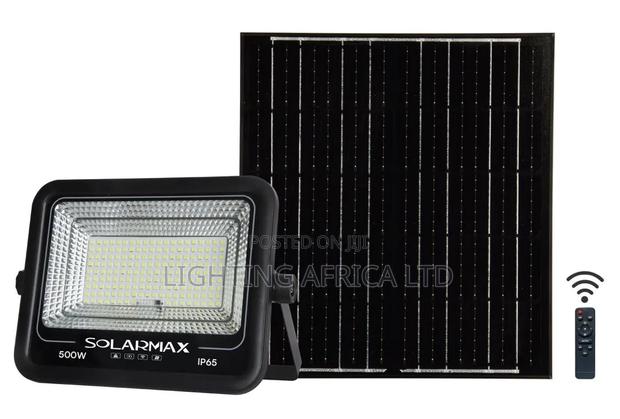 500 Watts Solarmax Floodlight 12 HRS Light Remote Controlled