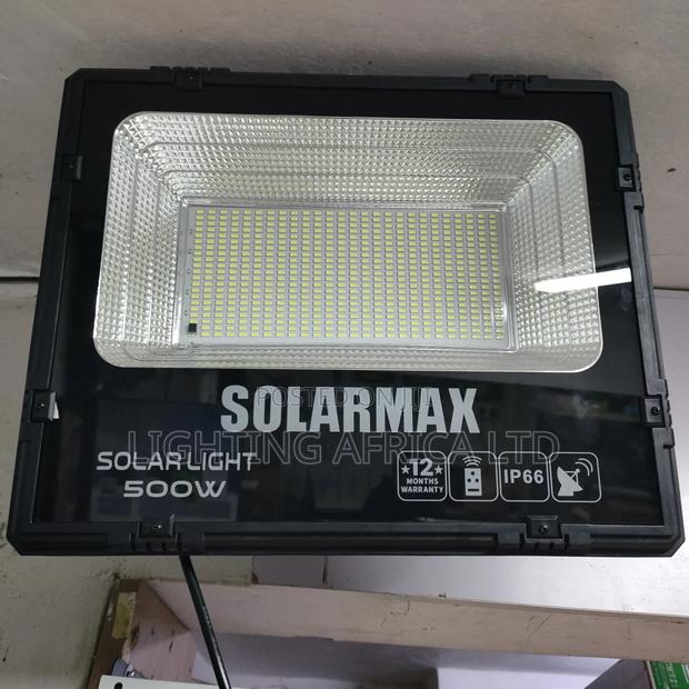 500 Watts Solarmax Floodlight 12 HRS Light Remote Controlled - thumbnail 2
