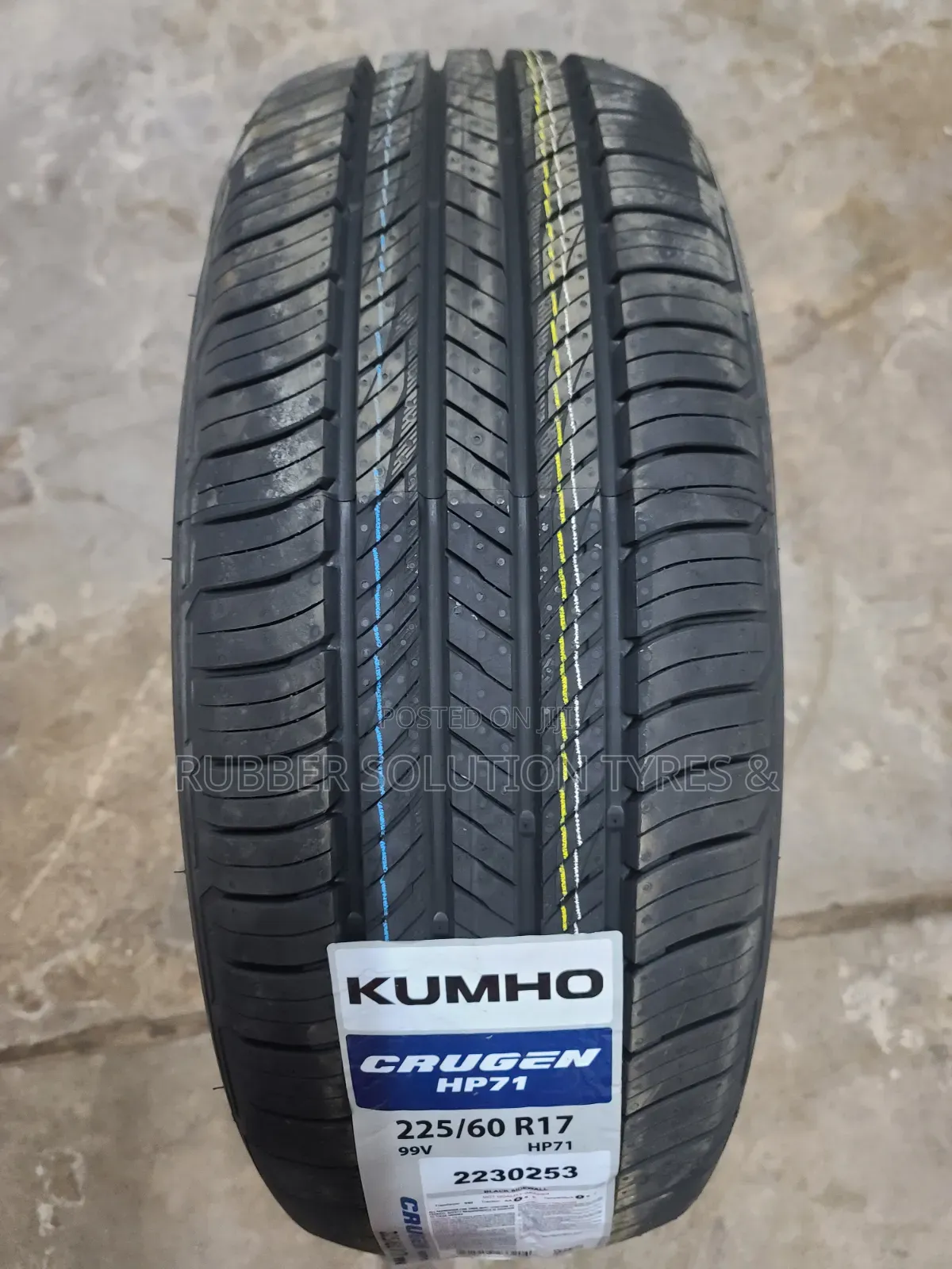 225 /60 R17 Kumho Tyres 99v Crugen Hp71