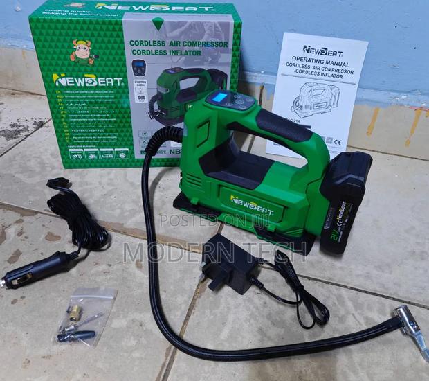 Newbeat 21v Cordless Tyre Air Compressor Pump