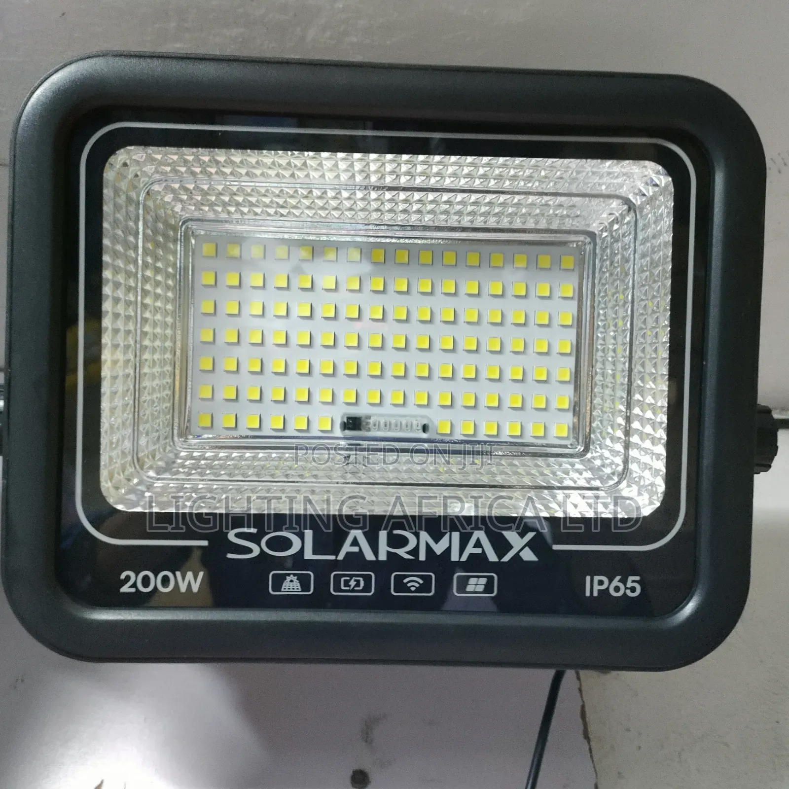 200 Watts Original Solar Floodlight 11hrs Light With Wall Bracket