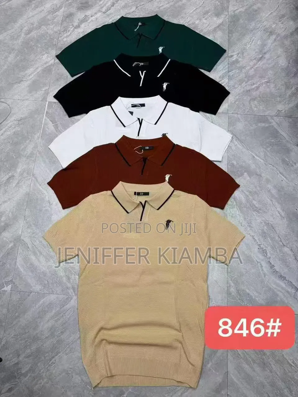 Polo Tshirts With Stripes and Plain