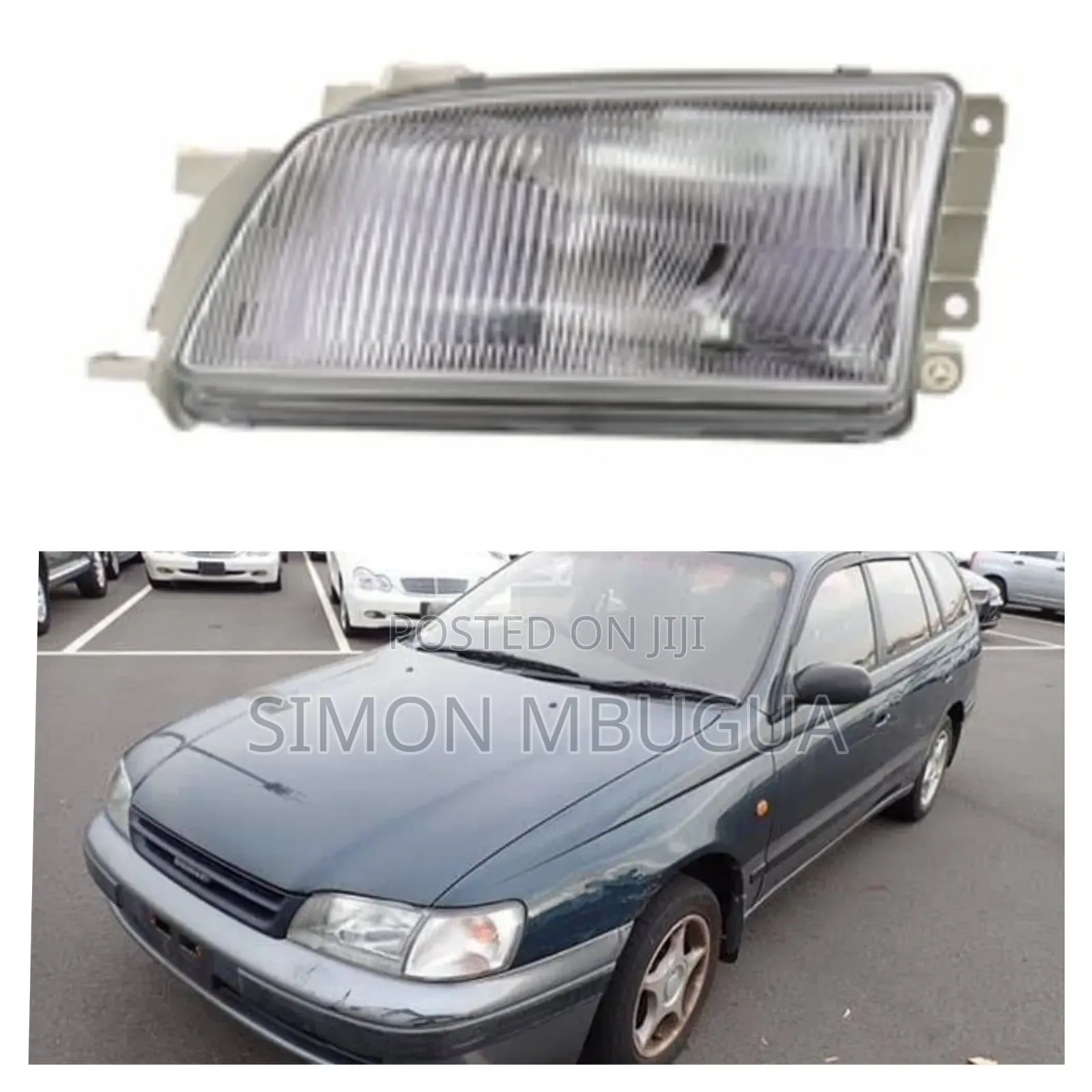 Toyota Caldina(nyama) St190 1993 Headlight Lens