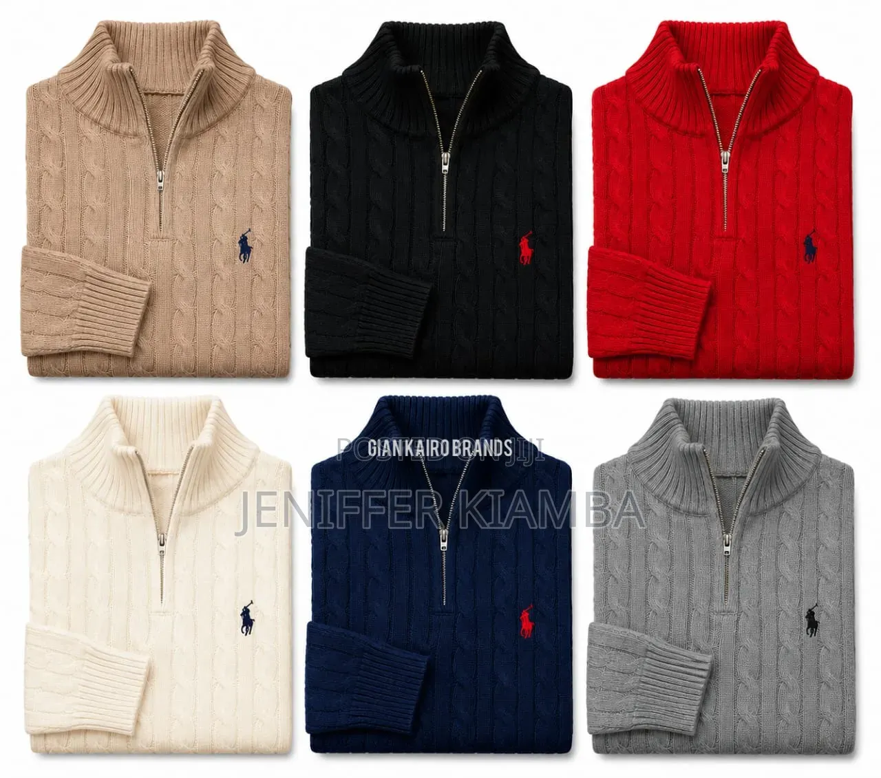 Polo Sweater and Full Zip Sweater
