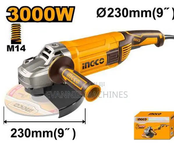Ingco Ag30008 Angle Grinder 3000w 230mm
